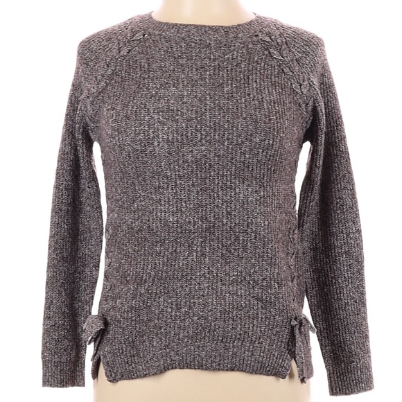 Nine 1 Eight Blue marbled pull over sweater - Picture 1 of 9